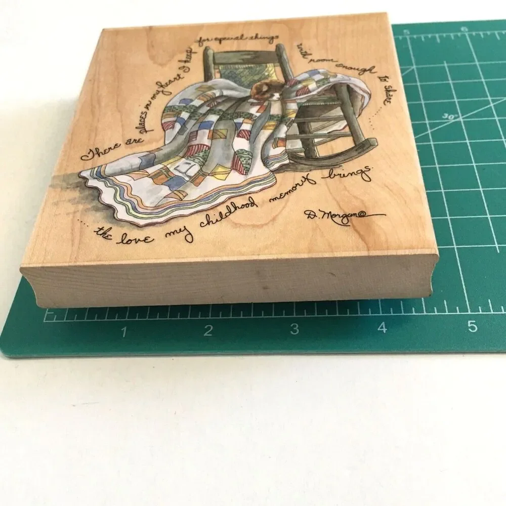 3 Stamps Happen Inkadinkado Rubber Stamp D Morgan Cats Friends